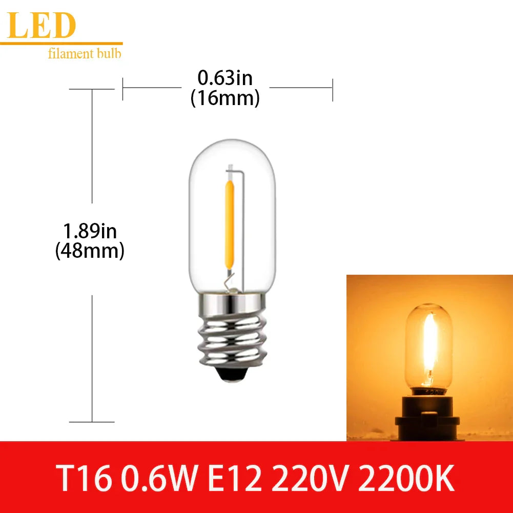 Decorbites™ LED-Filamentlampe Klarer Glas T16 A19 ST64 Dimmbare Vintage-Lampe