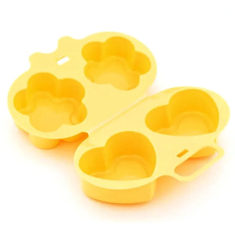 Decorbites™ Herz&Blumen Eier-Dämpfer-Form - Kitchen Climber Eier-Poacher & Rührei-Werkzeug