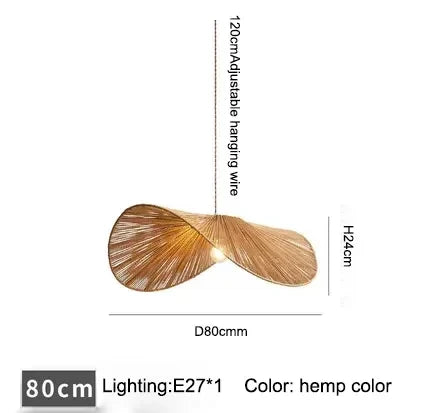 Decorbites™ Handgefertigte Rattan-LED-Hängeleuchten für stilvolle Heimdekoration