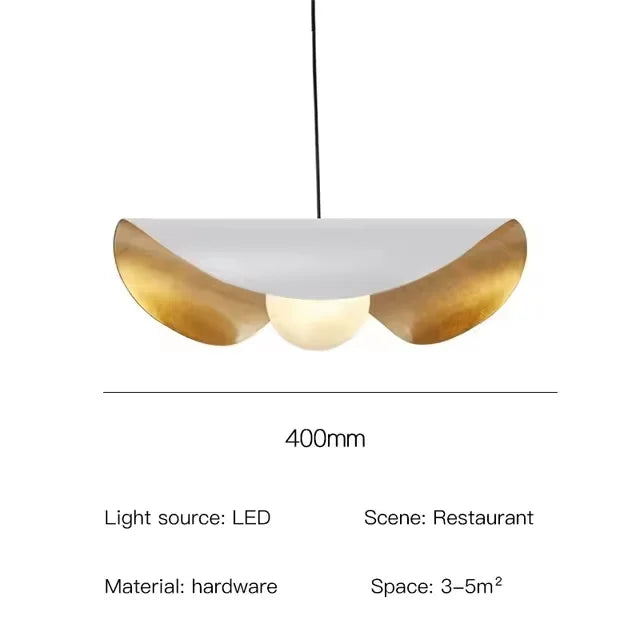 Decorbites™ Lederarm Manta Hängeleuchte – Industrieller Retro-Stil Weiß/Schwarz Deckenlampe