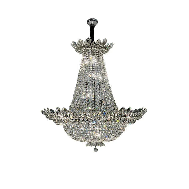 Crystal Gold Ceiling Chandelier 150cm Gold Hardware
