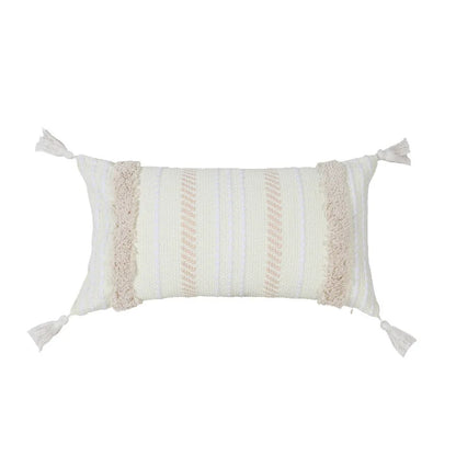 DecorBites™ Geometric Embroidery Cushion Cover with Tassel, Home Decor Pillowcase, Various Sizes