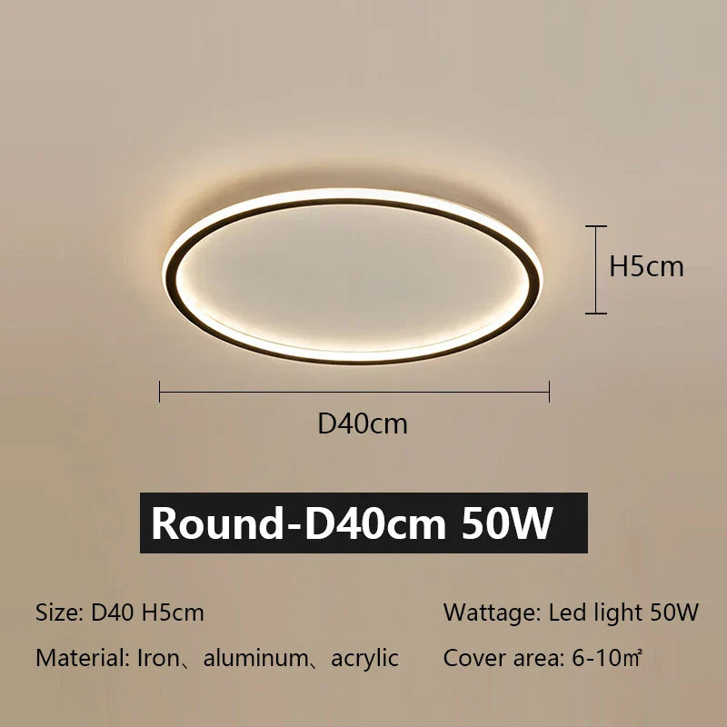 Decorbites™ LED-Deckenleuchte aus Eisen, dimmbar, modernes Lichtarmatur für das Wohnzimmer