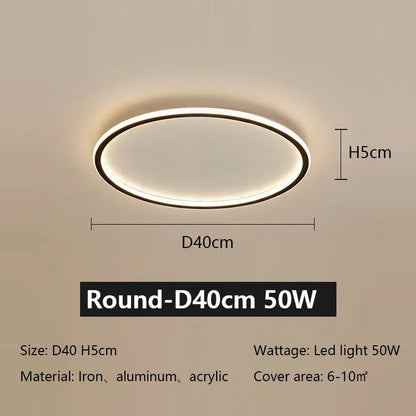 Decorbites™ LED-Deckenleuchte aus Eisen, dimmbar, modernes Lichtarmatur für das Wohnzimmer