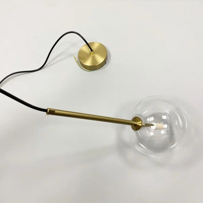 Decorbites™ Klar-Glas-Kugelleuchter-Hängeleuchte für Esszimmer-Schlafzimmer-Dekor-Beleuchtung