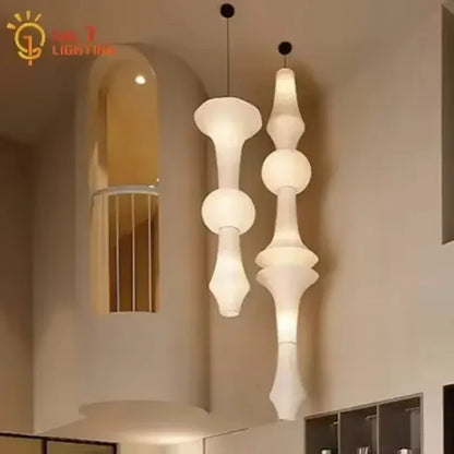 Decorbites™ Japanisches Wabi-Sabi-Pendant-Licht LED E27 Noguchi Akari Reispapier Deckenaufhänger