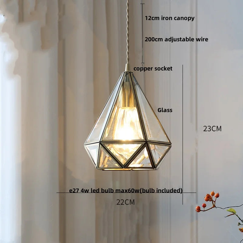 Decorbites™ Glas-LED-Hängeleuchte: Handgefertigte japanische Stil verstellbare Hängeleuchten