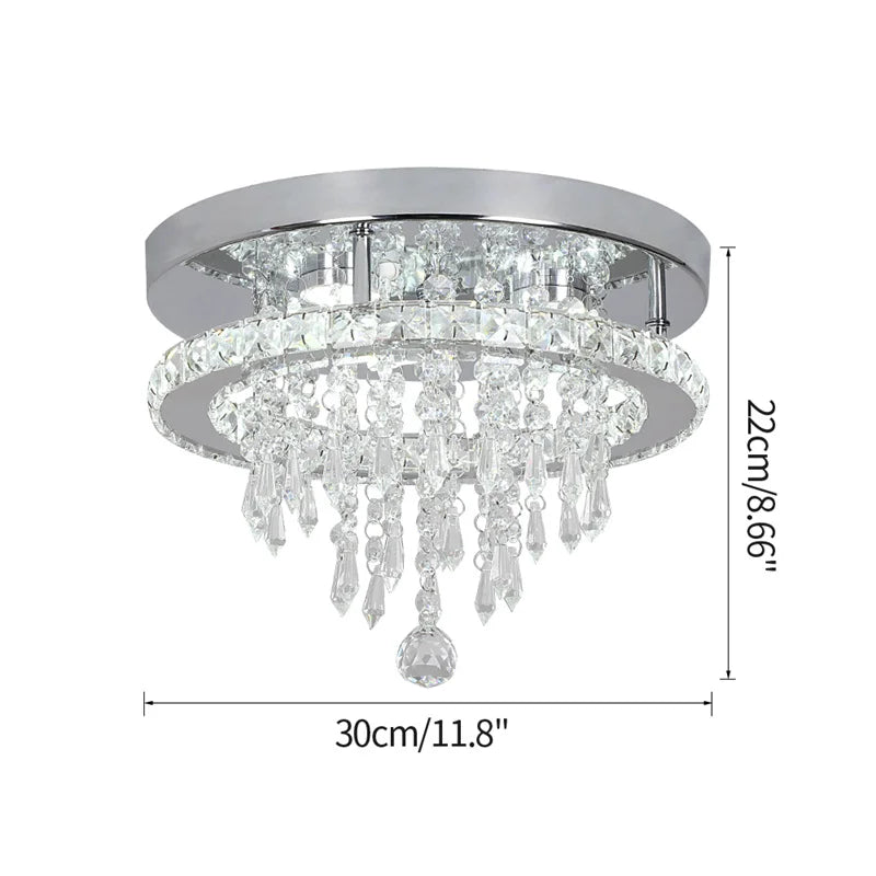 Gold Crystal Smart Chandelier