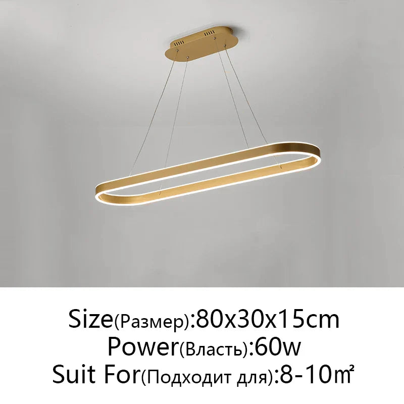 Aluminum Nordic Ceiling Chandelier