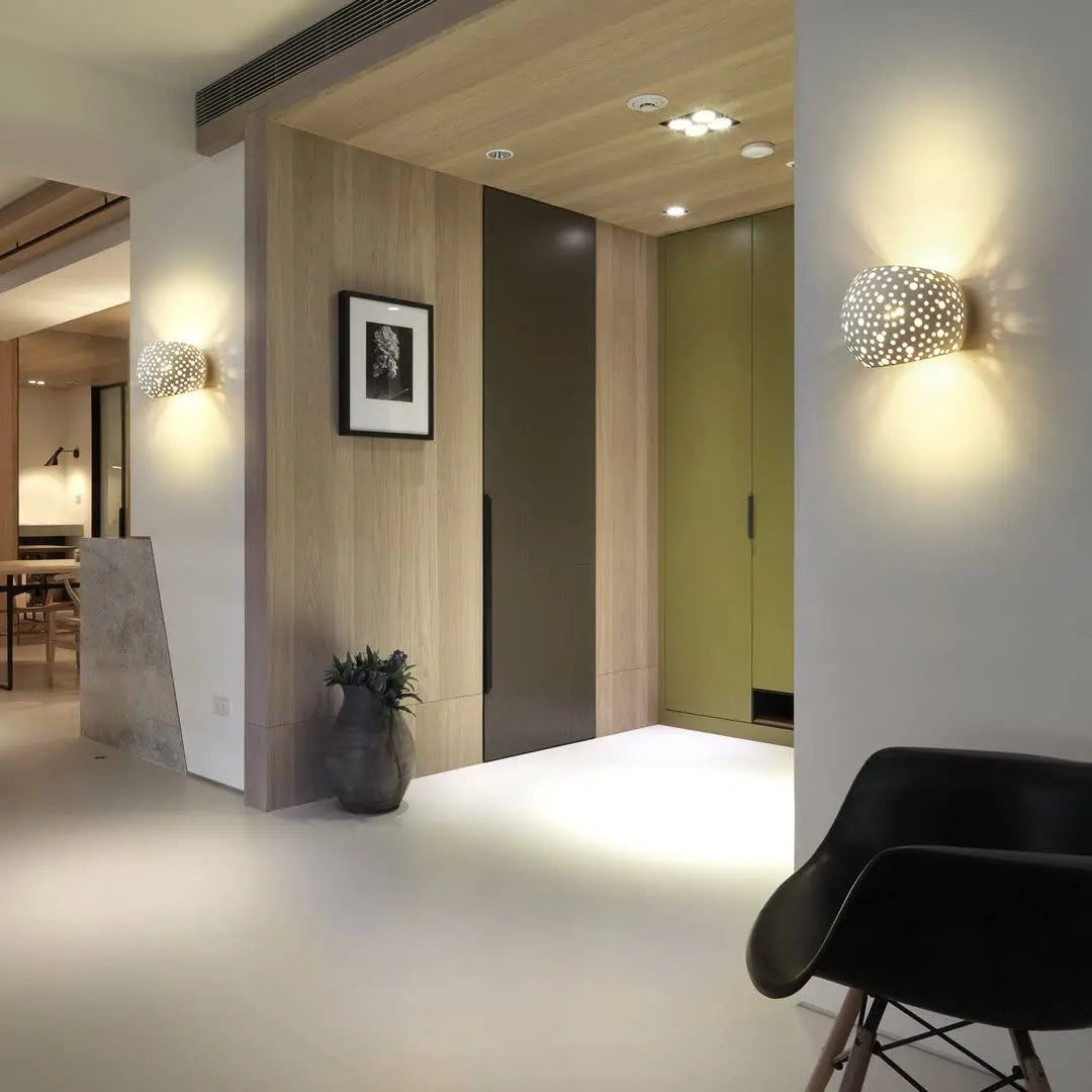 Decorbites™ Gipskarton-LED-Wandleuchte 5W Wandlampen Moderne Innenbeleuchtung Schlafzimmer Wohnzimmer