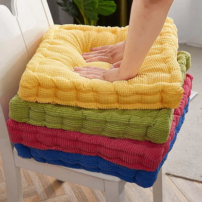 Decorbites™ Samt-Kord Cord-Sitzkissen mit Knopfmuster für Boden im Innenbereich Wohnzimmer Balkon Meditation