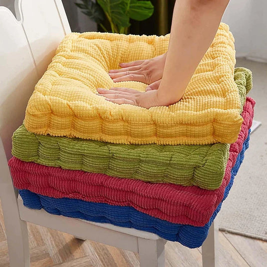 Decorbites™ Samt-Kord Cord-Sitzkissen mit Knopfmuster für Boden im Innenbereich Wohnzimmer Balkon Meditation