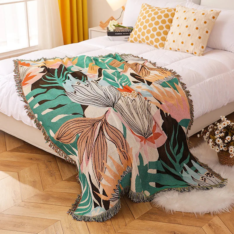 Decorbites™ Leopard-Muster-Wurfbettdecke