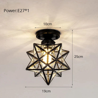 DecorBites™ Crystal Glass Nordic LED Chandelier for Modern Indoor Lighting