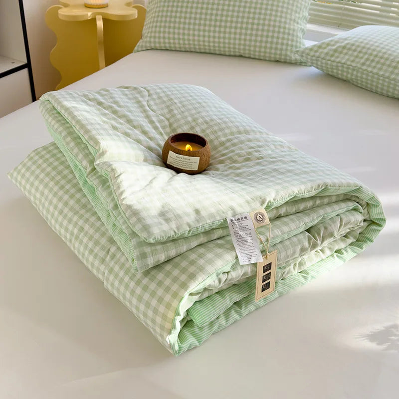 Decorbites™ Baumwollsommerdecke mit Sojabohnenfaserfüllung – Vier-Jahreszeiten-Bettdecke