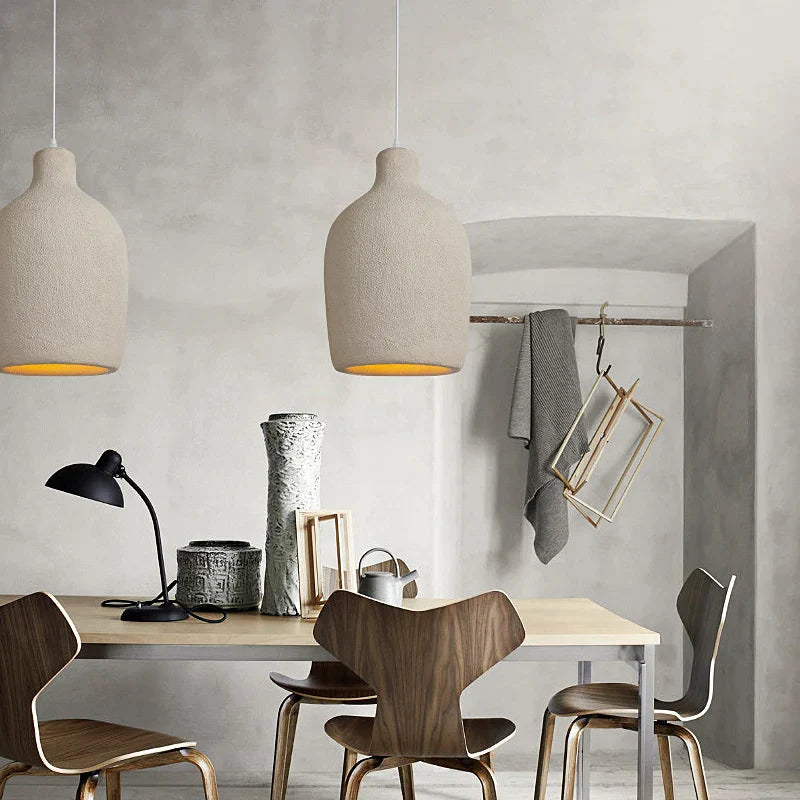 Decorbites™ LED-Kronleuchter: Minimalistisches Beton-Hängeleuchte für Schlafzimmer und Wohnzimmer