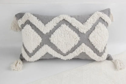 Decorbites™ Geometrisches Tufting-Quasten-Kissenbezug 30x50 cm