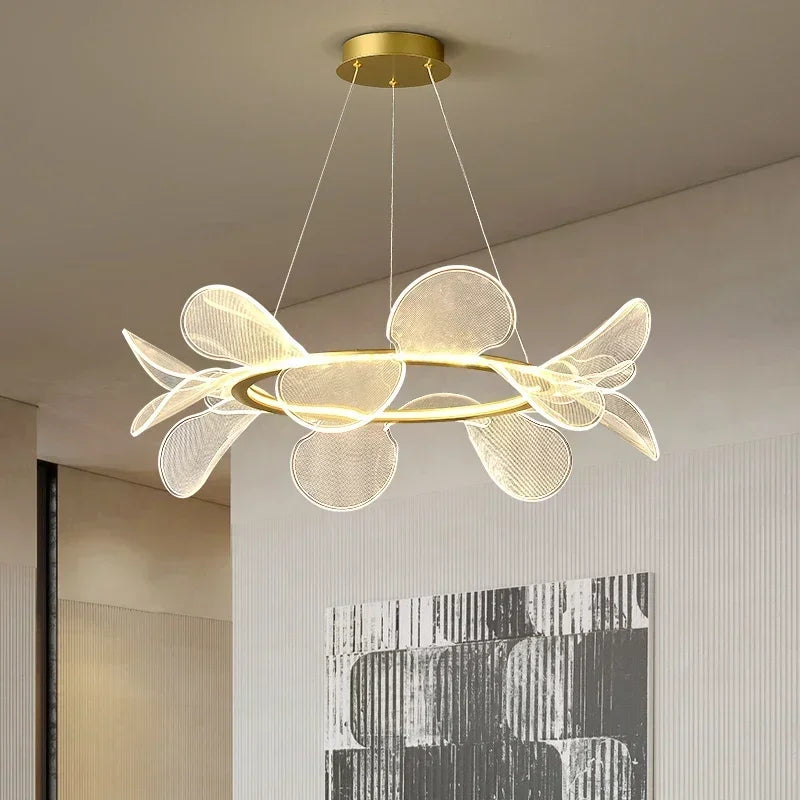 Decorbites™ LED-Blumenleuchter: Luxuriöser Acryl-Hängeleuchter für modernes Wohnen, Schlafzimmer und Küche