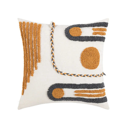 Decorbites™ Geometrisch Stickerei Baumwolle Leinen Kissenbezug Heimdekoration Boho-Stil