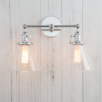Decorbites™ Trichter-Glas-Wandleuchte für Schlafzimmer- und Loft-Dekoration