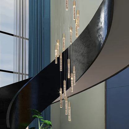 Decorbites™ Zylindrale Treppenhausleuchter: Moderne Beleuchtung für Dachgeschoss-Wohnzimmer