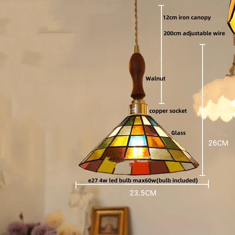 Decorbites™ Bunte LED-Glas-Hängeleuchte, Moderne Nordische Würfel-Hanglampe