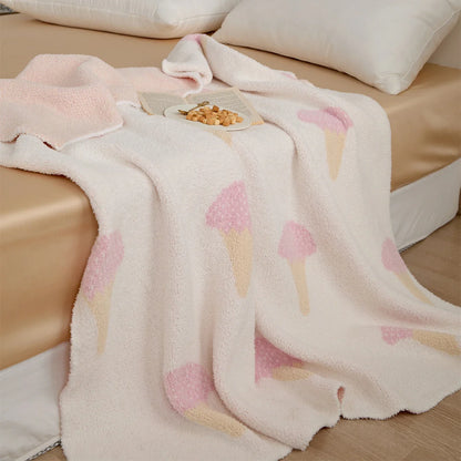 Decorbites™ Kawaii-Eiscreme-Jakard-Decke