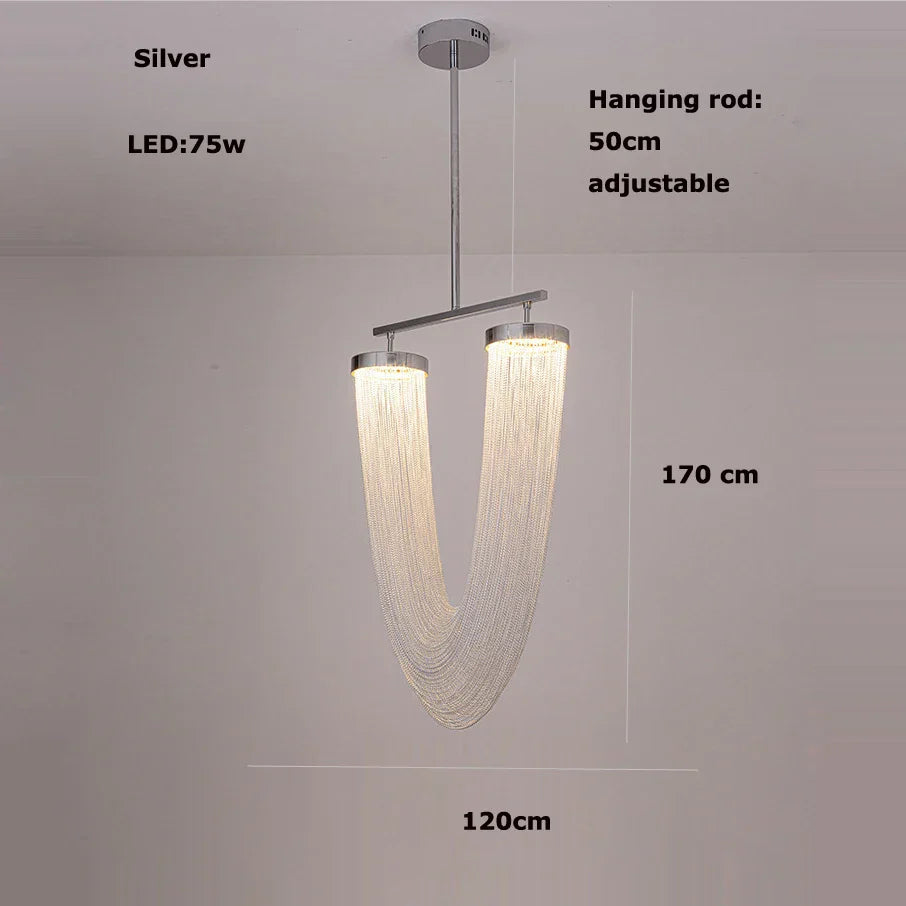 Decorbites™ LED-Aluminium-Deckenleuchter Beleuchtung Hängelampen für Foyer