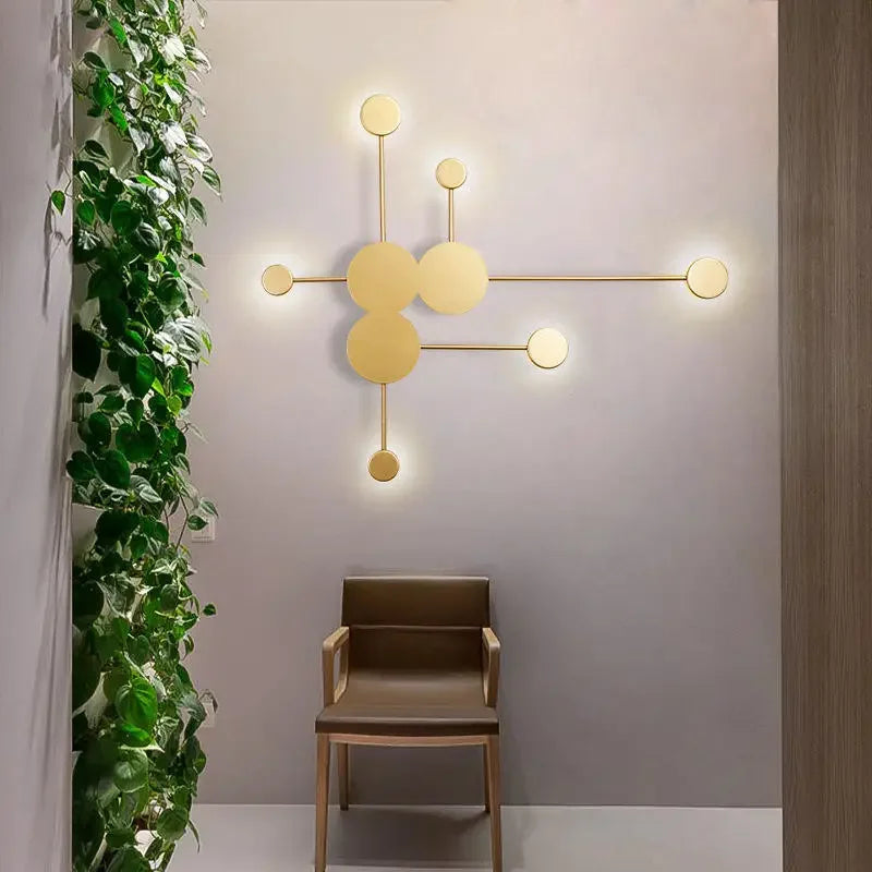 Decorbites™ Kreative Linie RGB LED Wandlampe für Wohnzimmer, Schlafzimmer, nordische Minimalismus