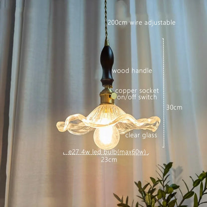 Decorbites™ Japanischer Stil Grüne Glas LED Hängelampe für die Wohnraumausstattung