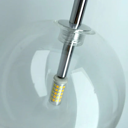 Decorbites™ Klares Glas-Chandelier-Pendant-Lampe Vintage Nordisch Glasball-Hängeleuchte