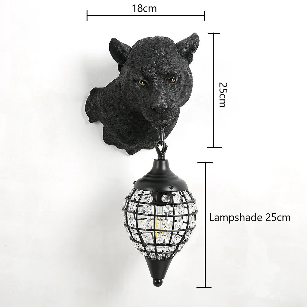 Decorbites™ Leopard Wandarmleuchte Licht Industrieelles Vintage-Lampen für Loft-Heimdekoration