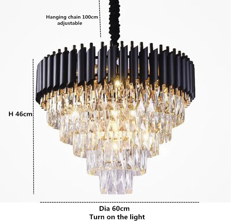 LED Crystal Ceiling Chandelier