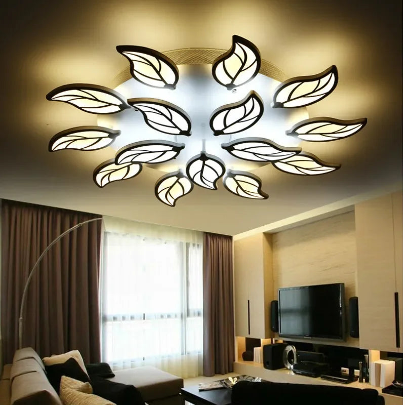 Decorbites™ Blatt-LED-Deckenleuchte für Arbeitszimmer, Schlafzimmer, Wohnzimmer, Hotelbeleuchtung