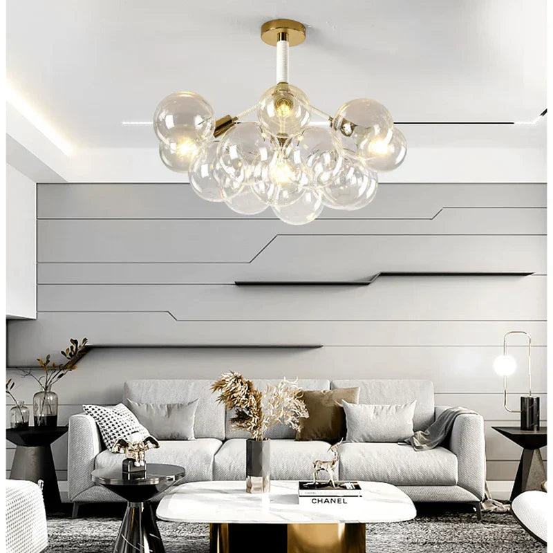 Decorbites™ Glas-Kugeln Deckenpendellampe Minimalistische Wohnzimmer-Leuchter Laden Bar-Dekoration