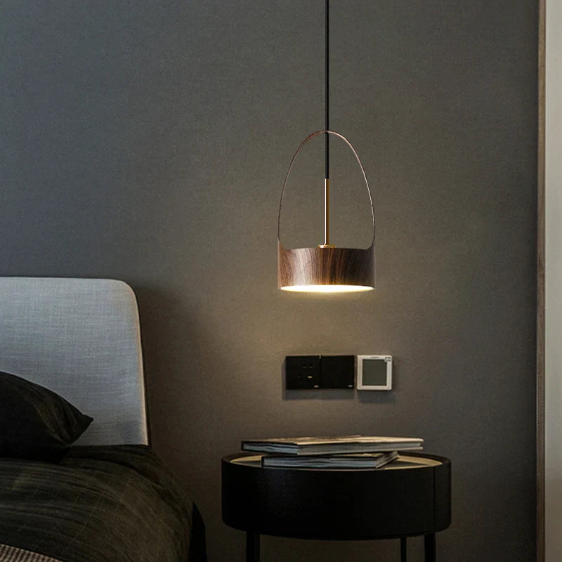 Decorbites™ LED-Holzmaserung-Kronleuchter für Ambiente im Esszimmer, Wohnzimmer und Schlafzimmer