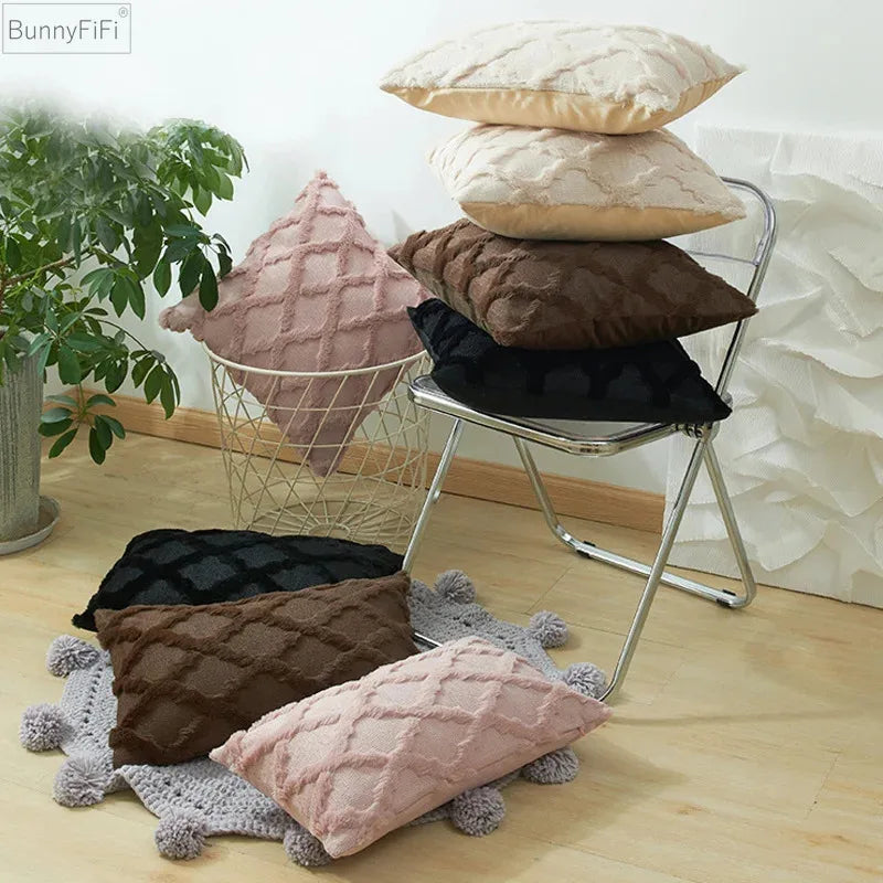 Decorbites™ Bestickte Diamant-Kissenbezug für modernes Wohnzimmer-Dekor