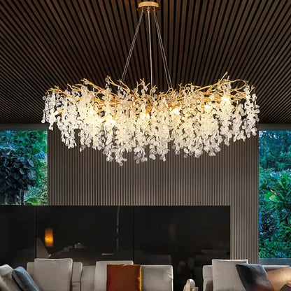 Decorbites™ Kristall-Geldbaum-Leuchter – Moderne LED-Hängeleuchte für luxuriöse Wohnbereiche