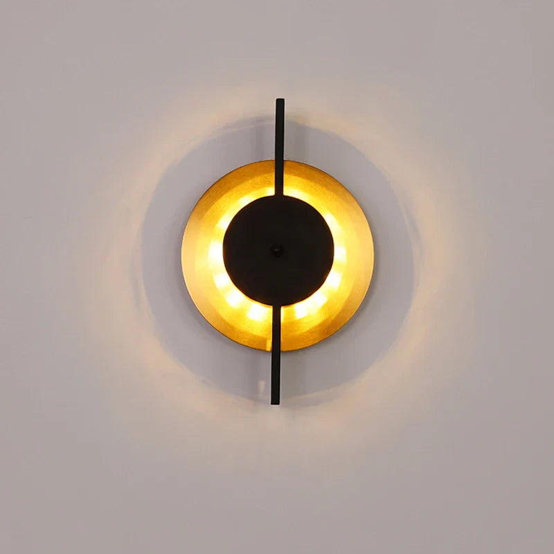 Gold Iron Sconce Lamp