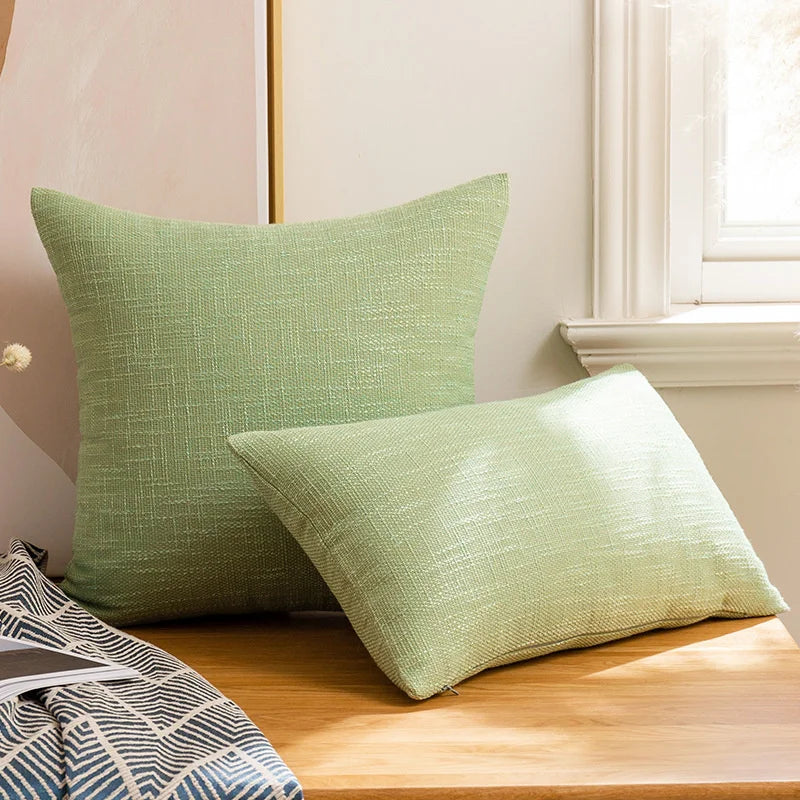 Decorbites™ Leinen-Baumwoll-Kissenbezug 100% Polyester Dekokissenbezug für die Hausdekoration