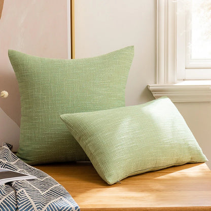 Decorbites™ Leinen-Baumwoll-Kissenbezug 100% Polyester Dekokissenbezug für die Hausdekoration