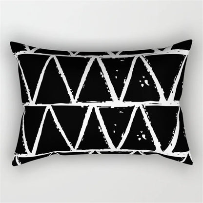 Decorbites™ Geometrisches Wellenlinien-Taljen-Kissenbezug-Set