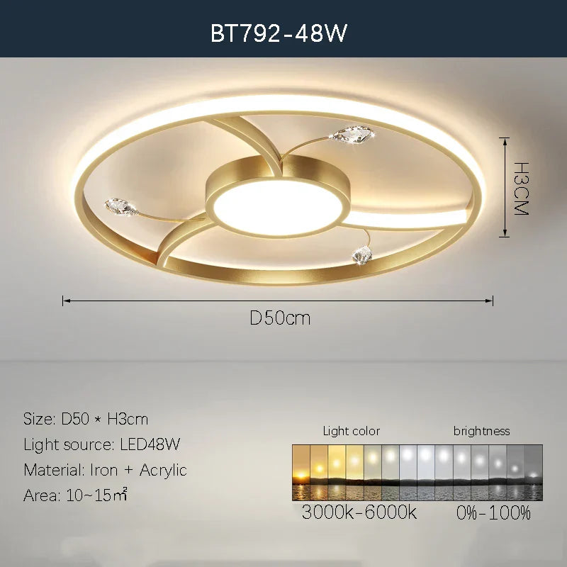 Decorbites™ LED-Kronleuchter: Moderne Innenbeleuchtung für das gesamte Haus – für Schlafzimmer, Wohnzimmer und Esszimmer