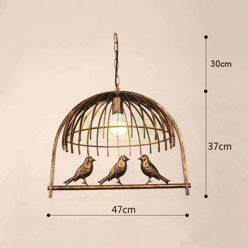 Decorbites™ Vogelkäfig-LED-Kronleuchter: Moderne Harz-Pendantleuchten für Schlafzimmer, Wohnzimmer und Restaurant