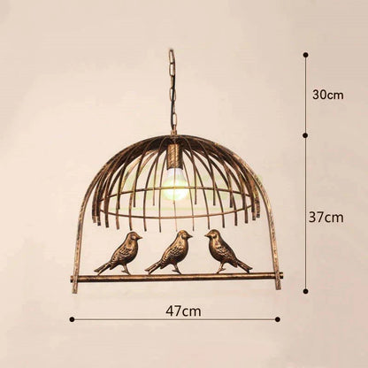 Decorbites™ Vogelkäfig-LED-Kronleuchter: Moderne Harz-Pendantleuchten für Schlafzimmer, Wohnzimmer und Restaurant
