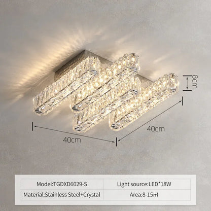 Decorbites™ Kristall-Deckenleuchter-Lampe - Moderne Luxus dimmbare LED-Leuchte