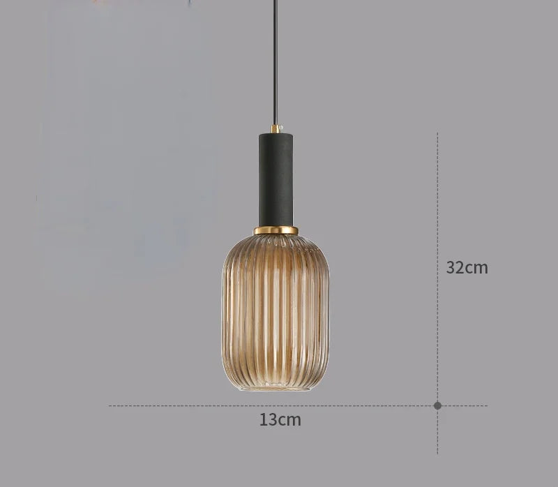 Decorbites™ Glas Farbige LED Anhänger Licht Kronleuchter für Heim Wohn- und Esszimmer Dekoration