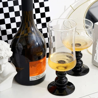 Decorbites™ 400ml Kelchglas Kaffeetasse Trinkgefäß Teetasse Hitzebeständiger Wasserglas.