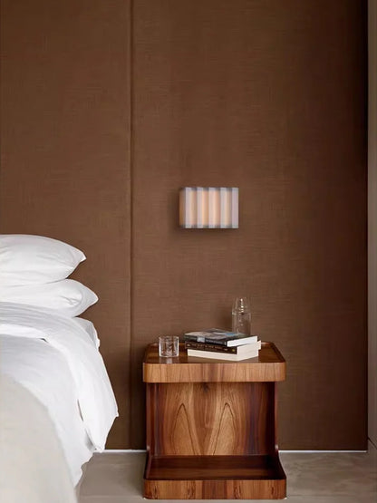 Decorbites™ Japanisches Stoff-LED-Wandleuchte für Hotel-Wohnzimmer, Schlafzimmer, Retro-Wandleuchten