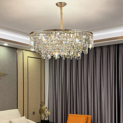 Decorbites™ Kristall-LED-Kronleuchter für Wohnzimmer, Esszimmer und Schlafzimmer – Hochwertige Luxusbeleuchtung